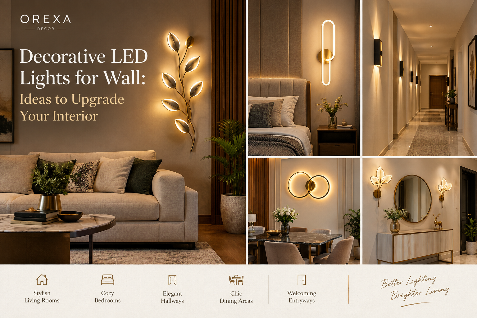Decorative LED Lights for Wall