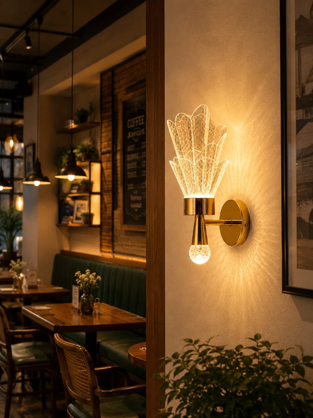 Flower LED Wall Light