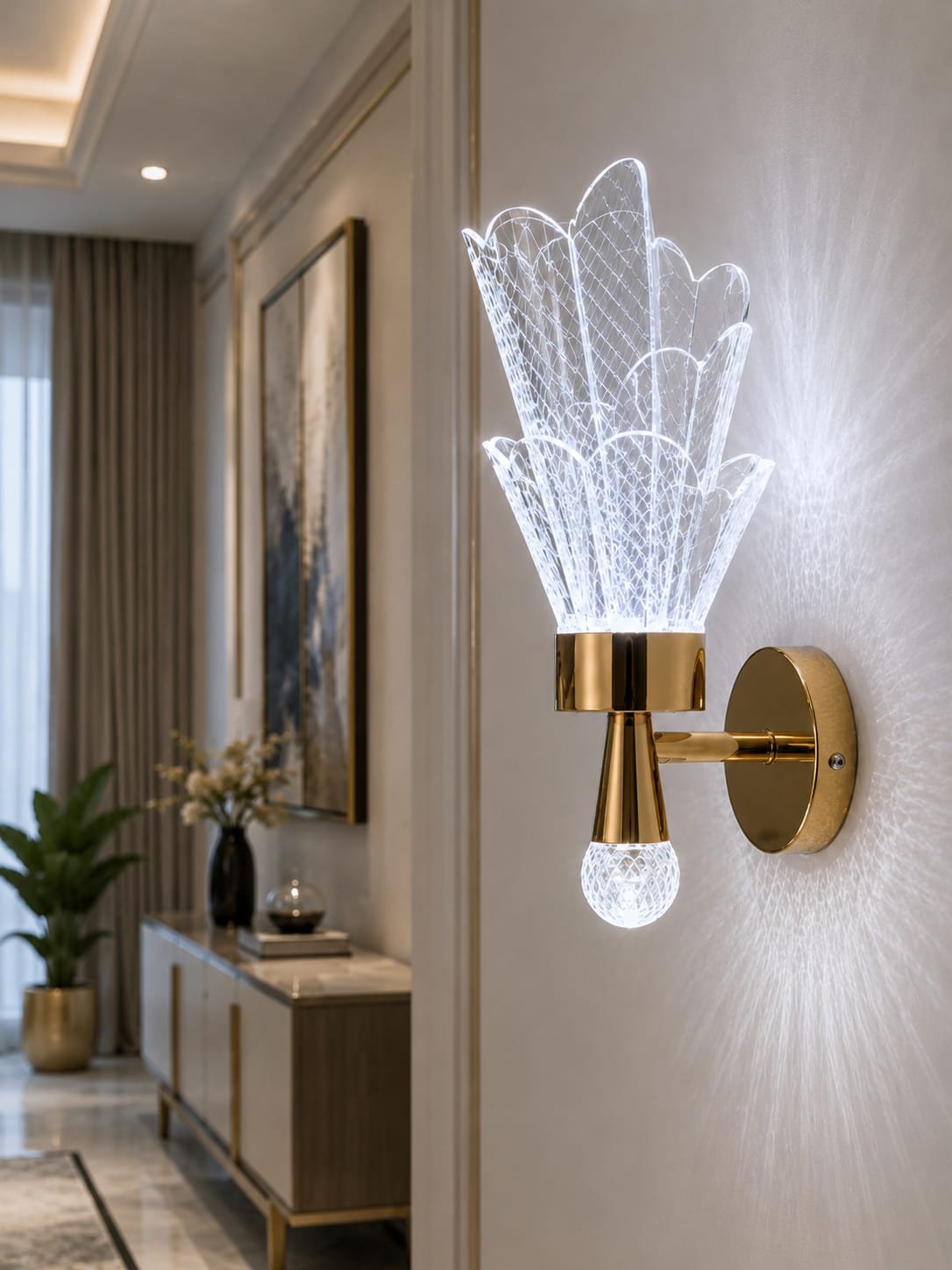 Flower LED Wall Light