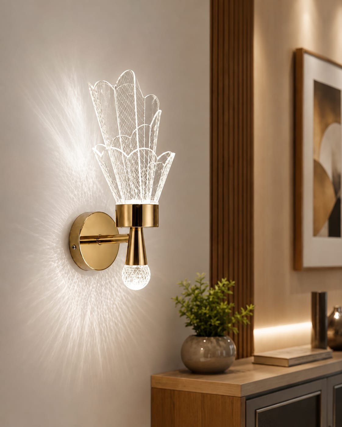 Flower LED Wall Light