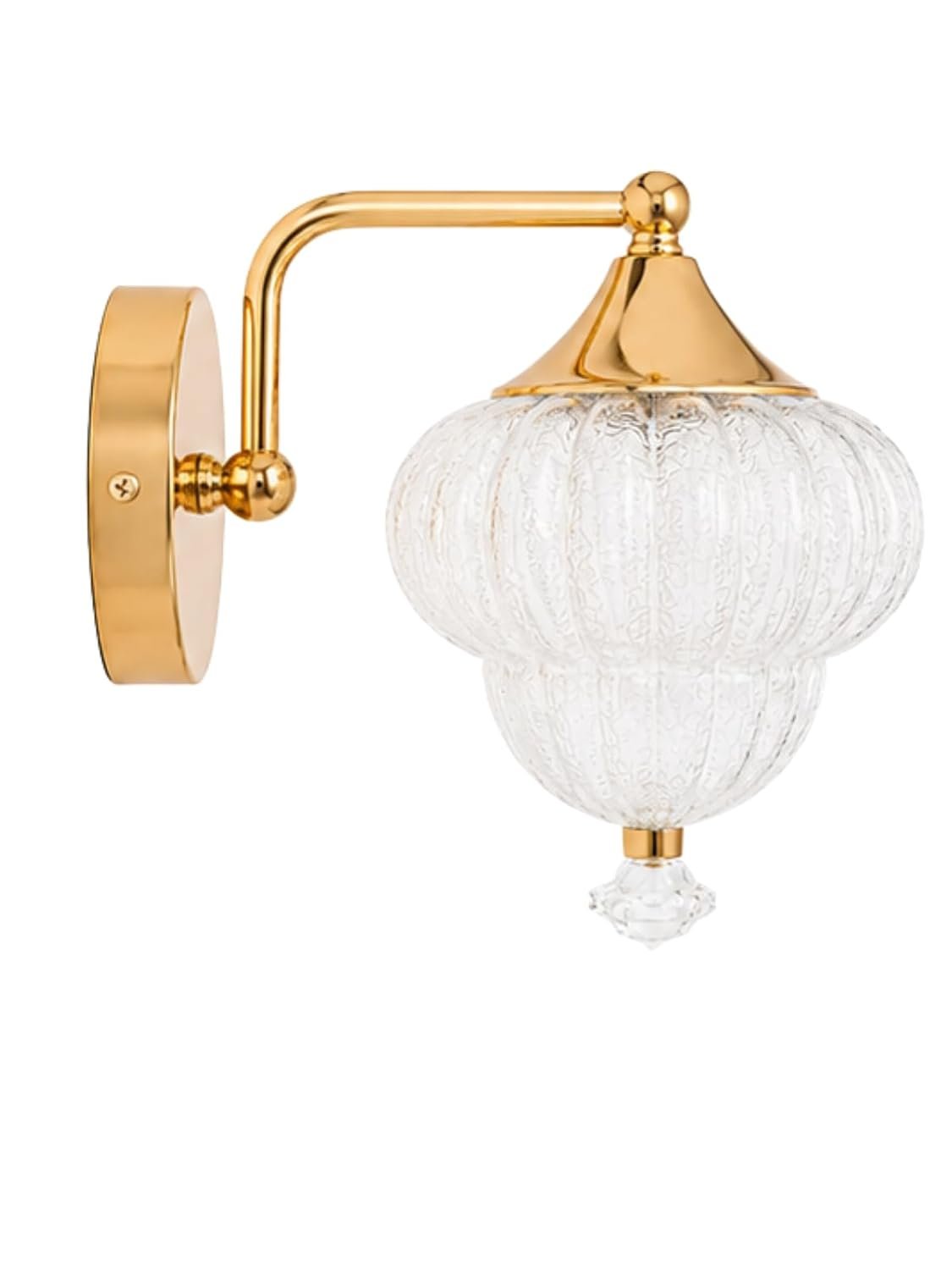 Vintage Glass LED Wall Light
