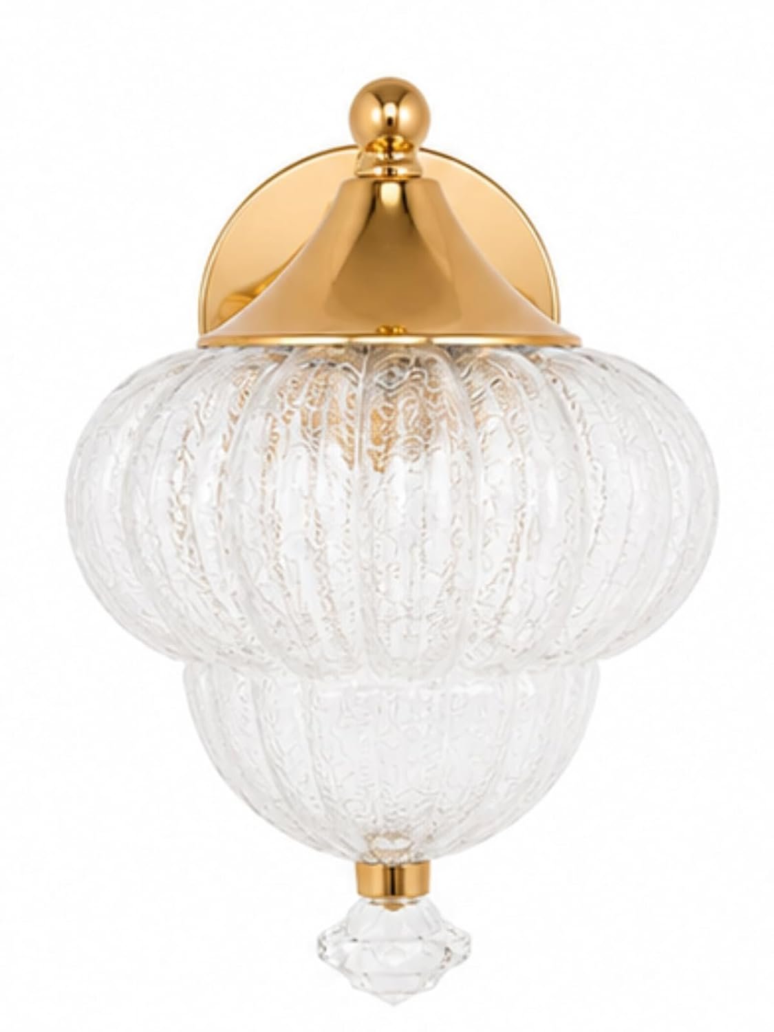 Vintage Glass LED Wall Light