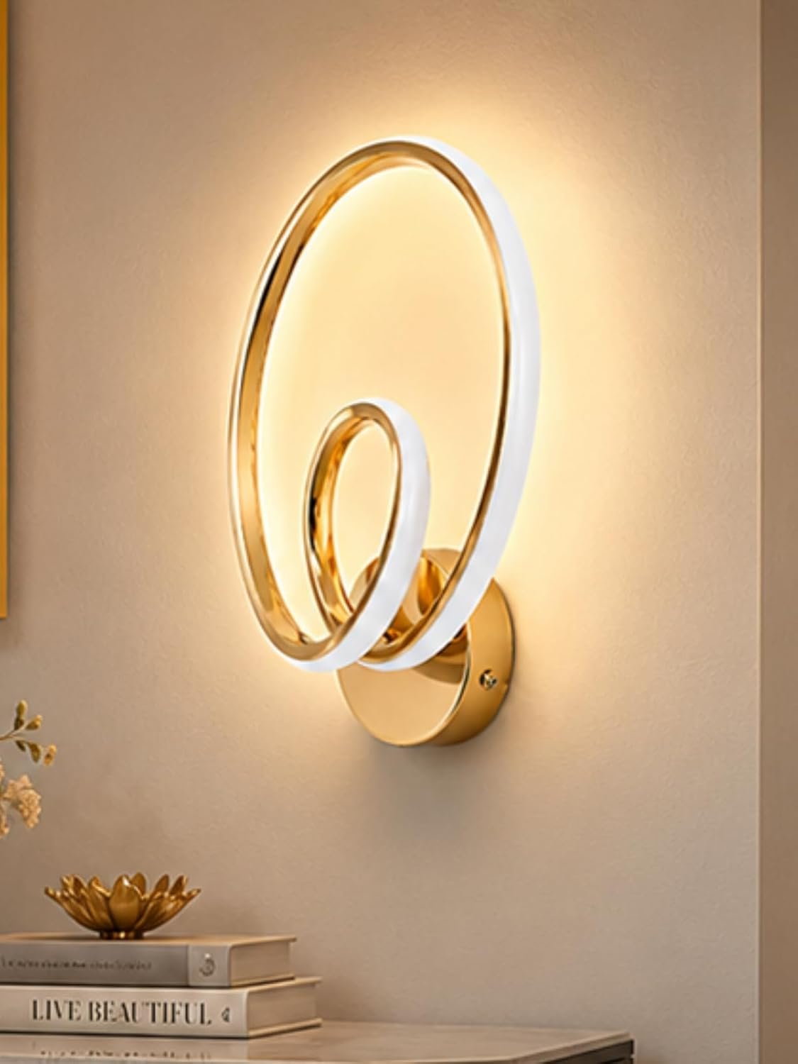 Double Ring LED Wall Light