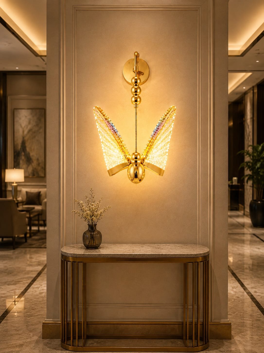 Butterfly LED Wall Light