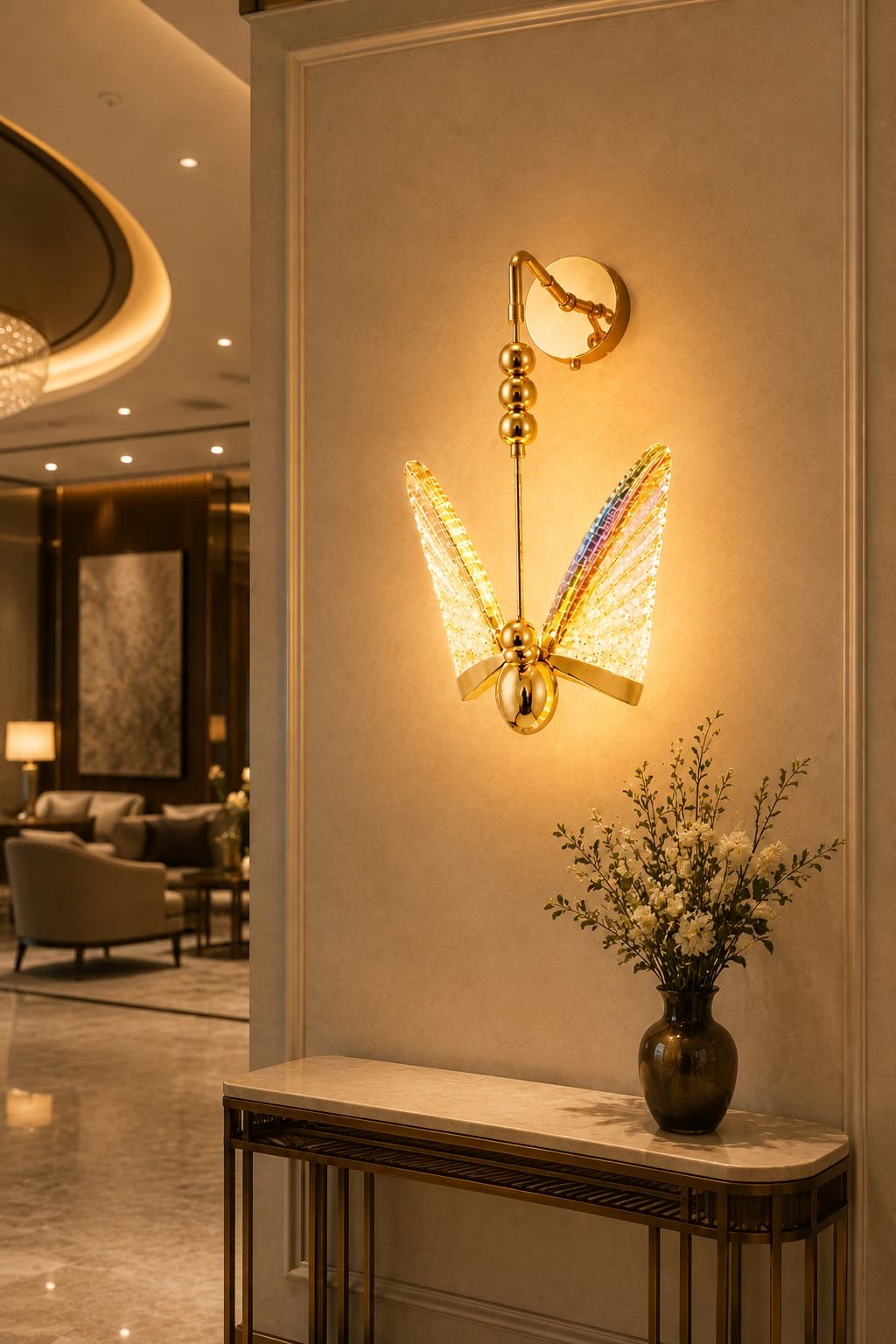 Butterfly LED Wall Light