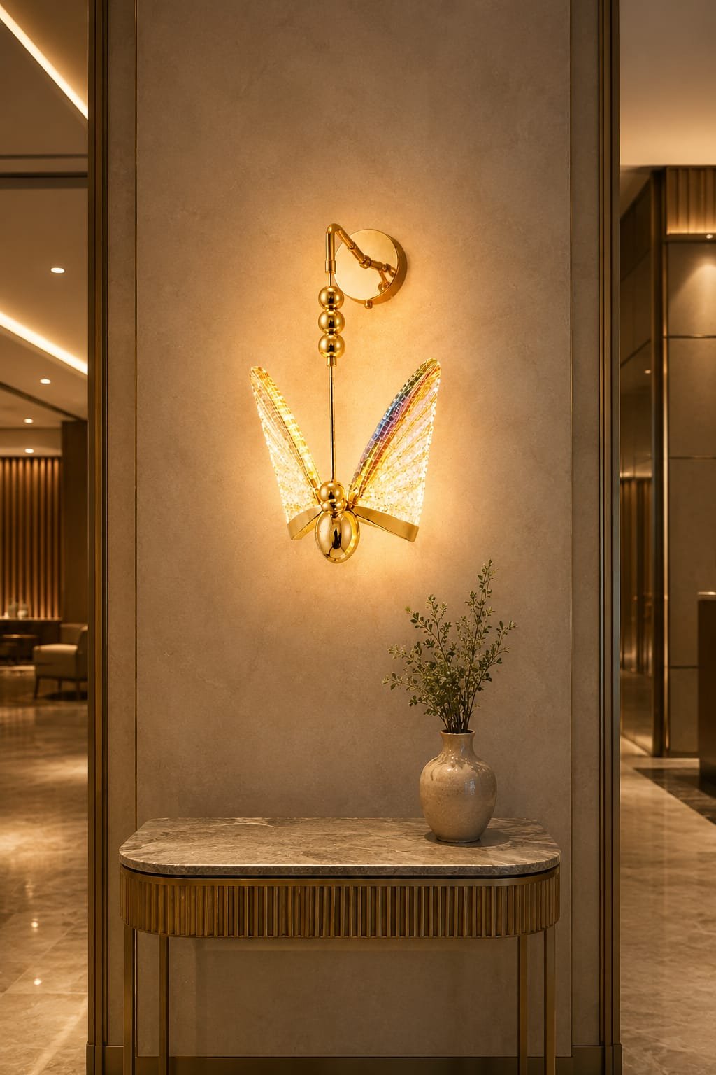 Butterfly LED Wall Light
