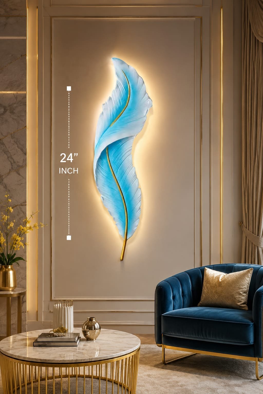 Feather LED Wall Light