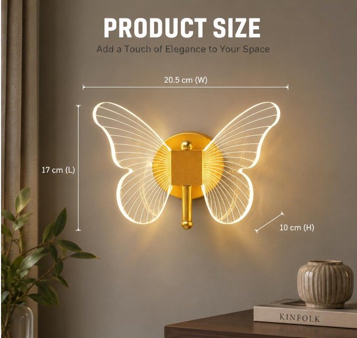 Butterfly LED Wall Light