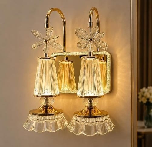 Floral LED Wall Light