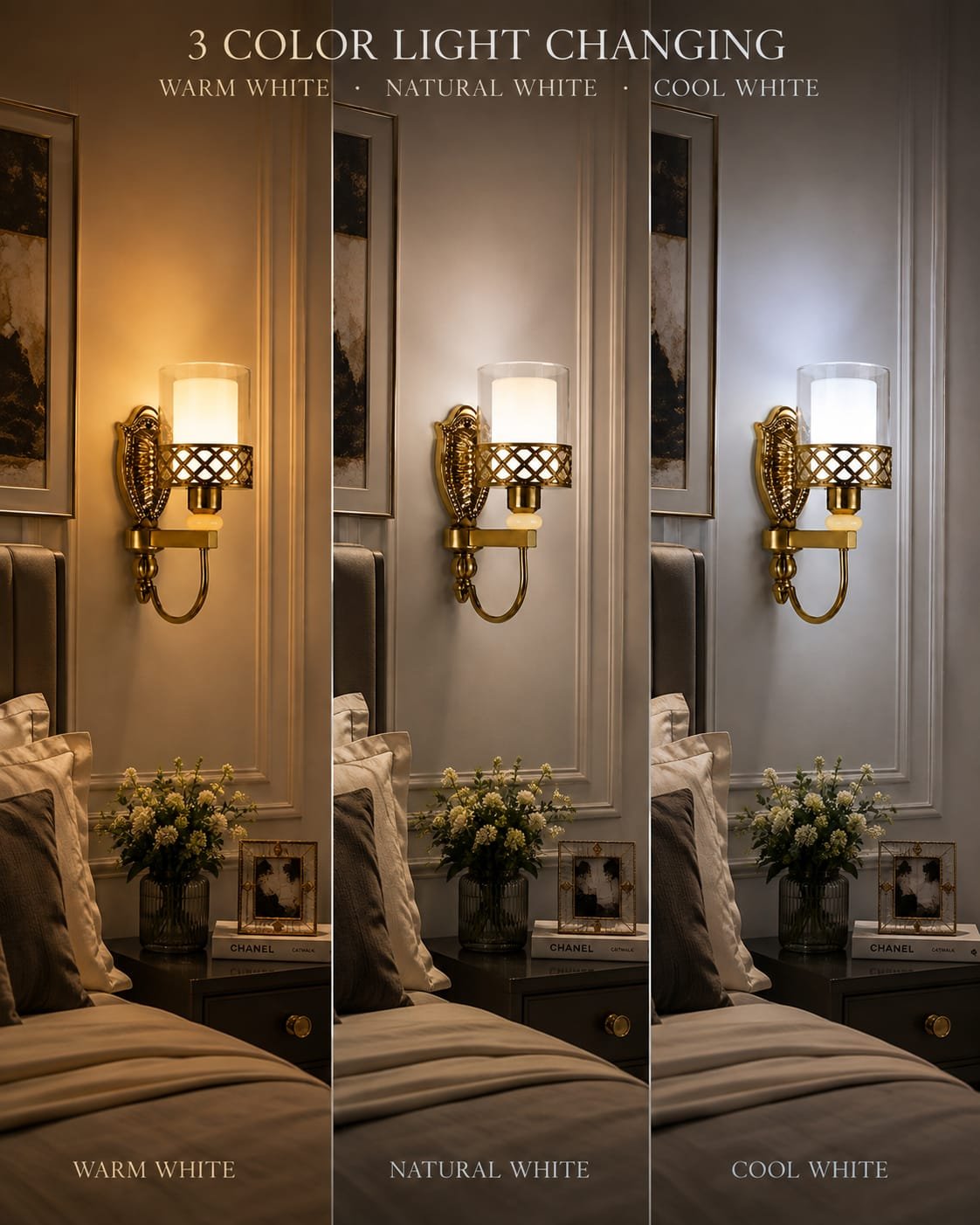 Ornate LED Wall Light