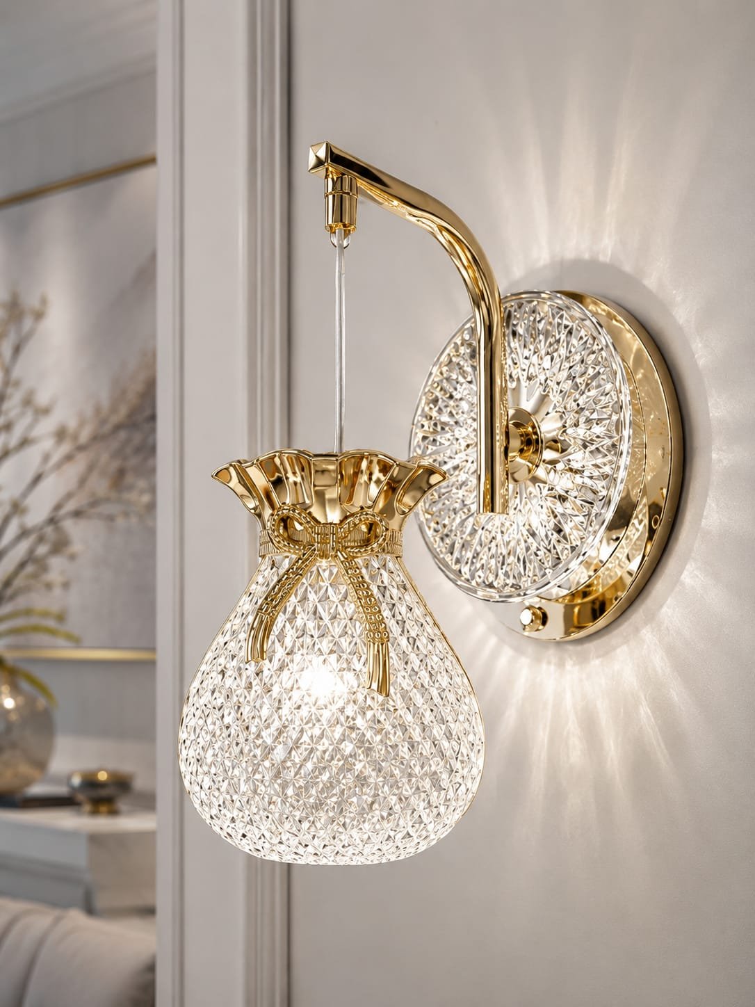 Pearl Drop LED Wall Light