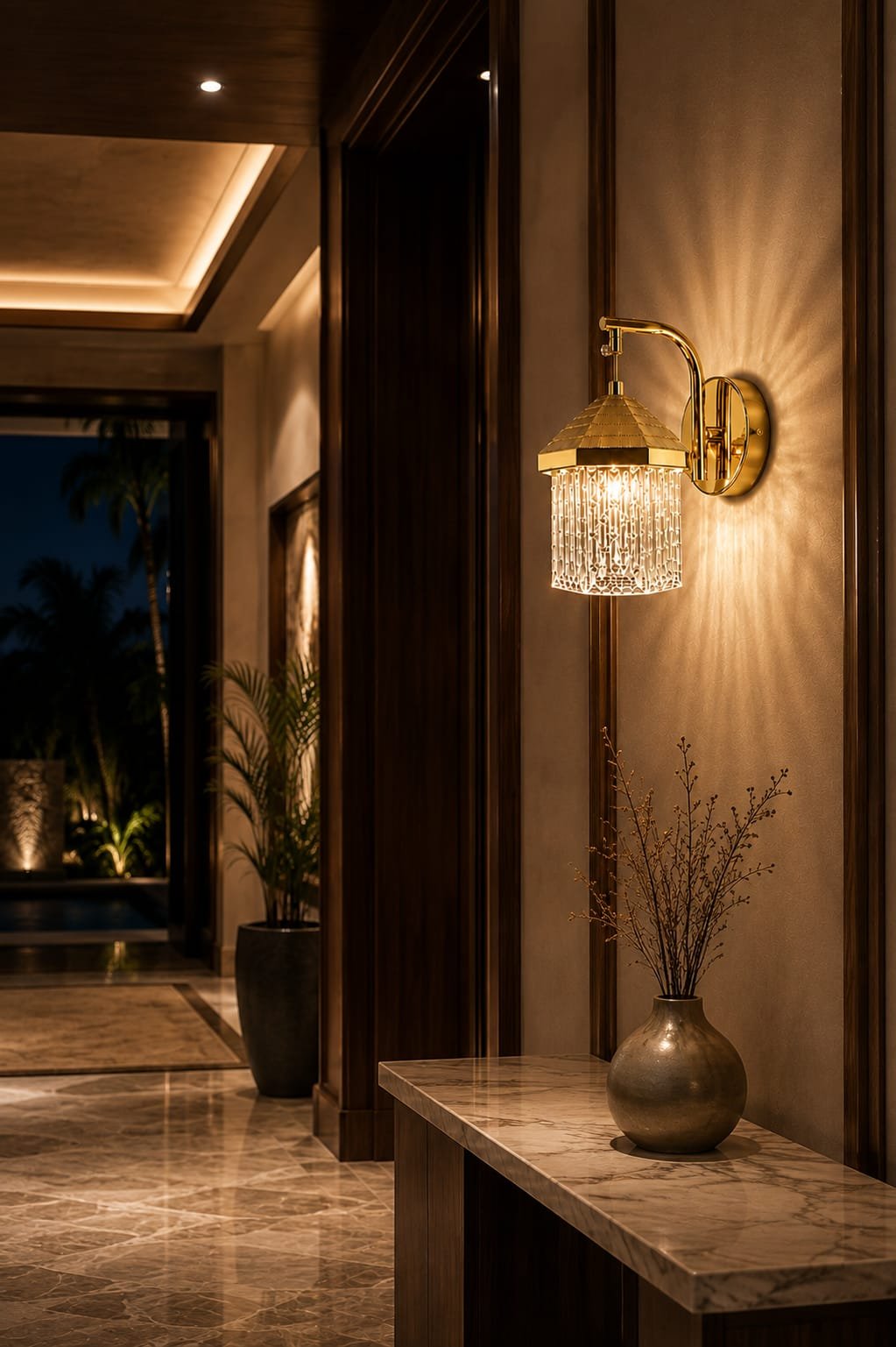 Thread Woven LED Wall Sconce