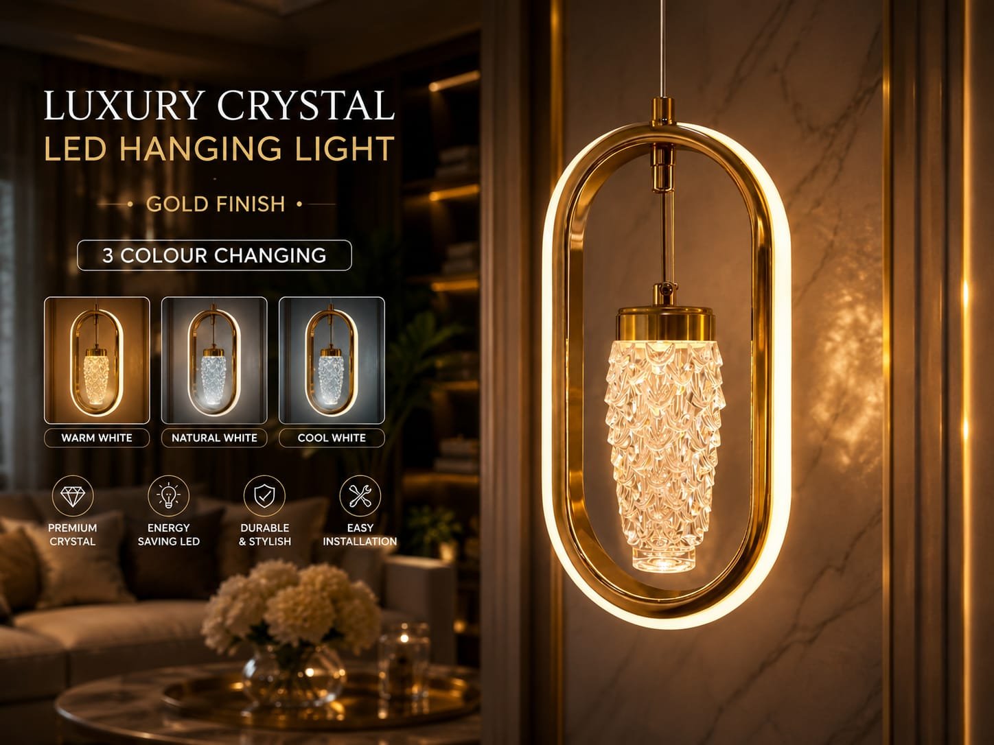Pendant LED Wall Light