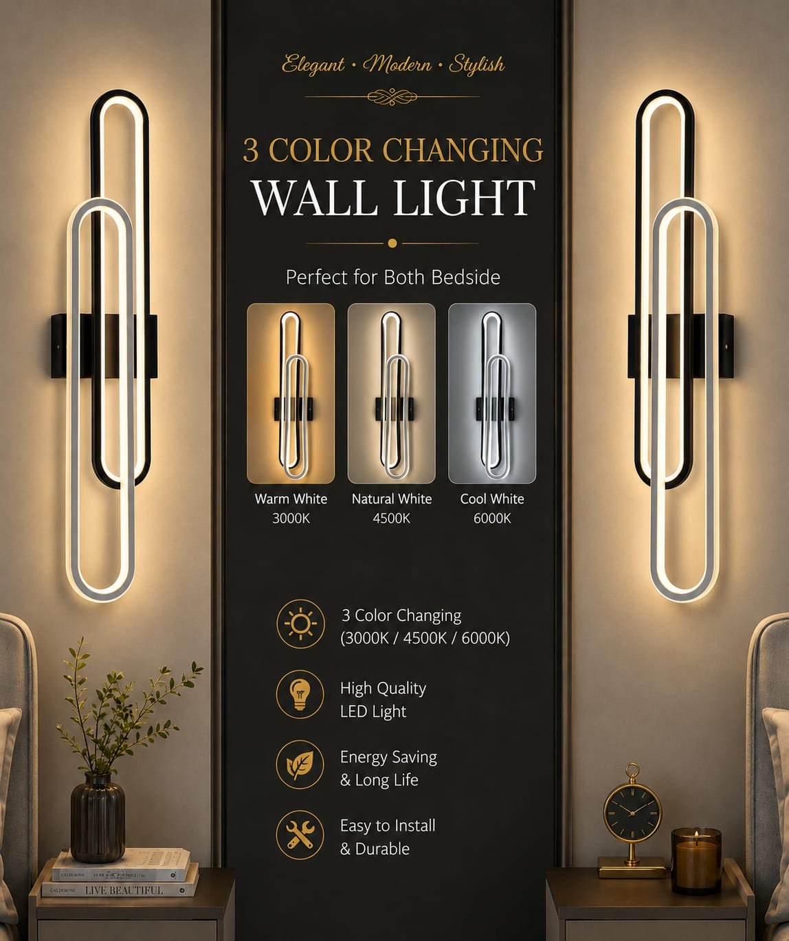 Infinity Loop LED Wall Light