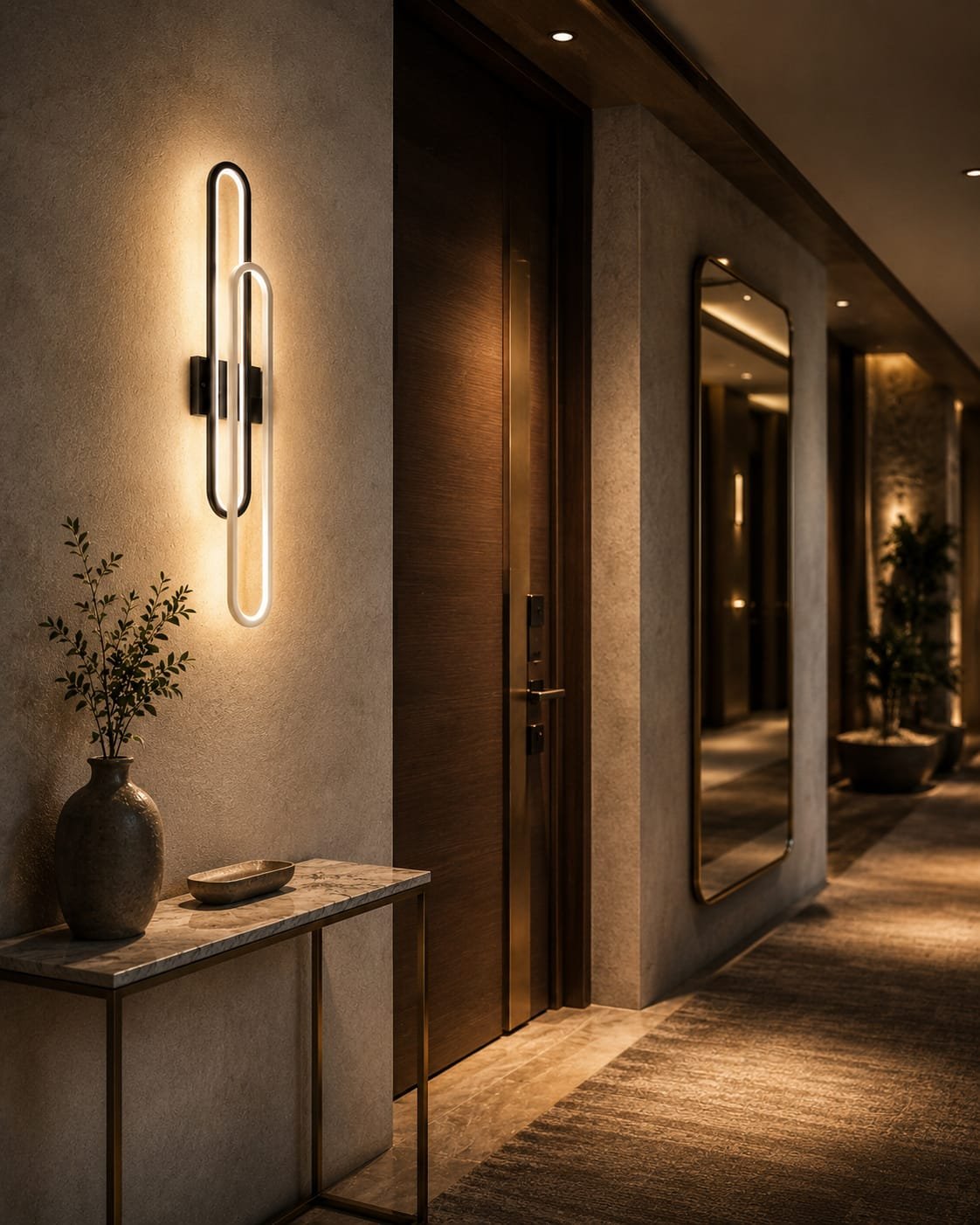 Infinity Loop LED Wall Light