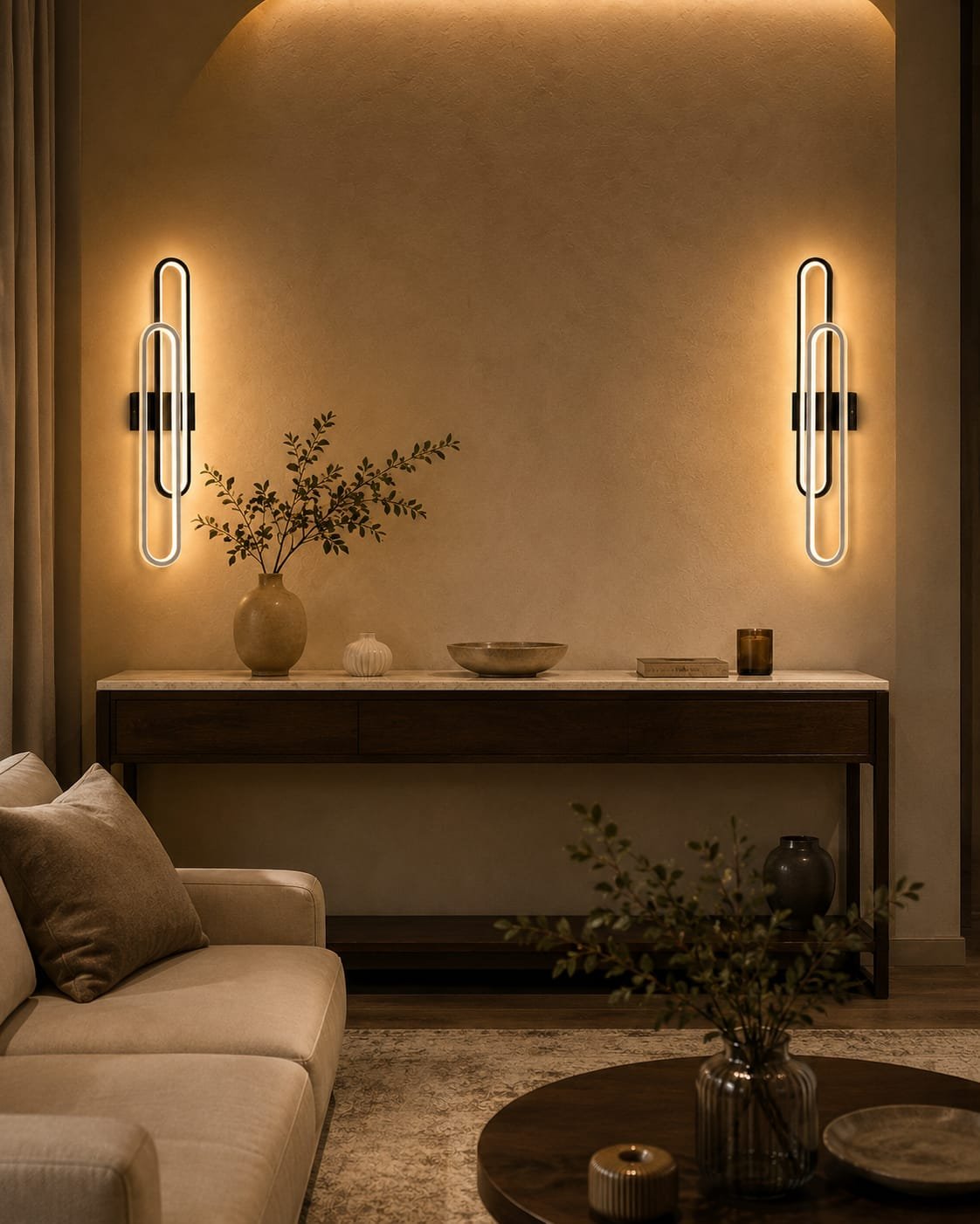 Infinity Loop LED Wall Light