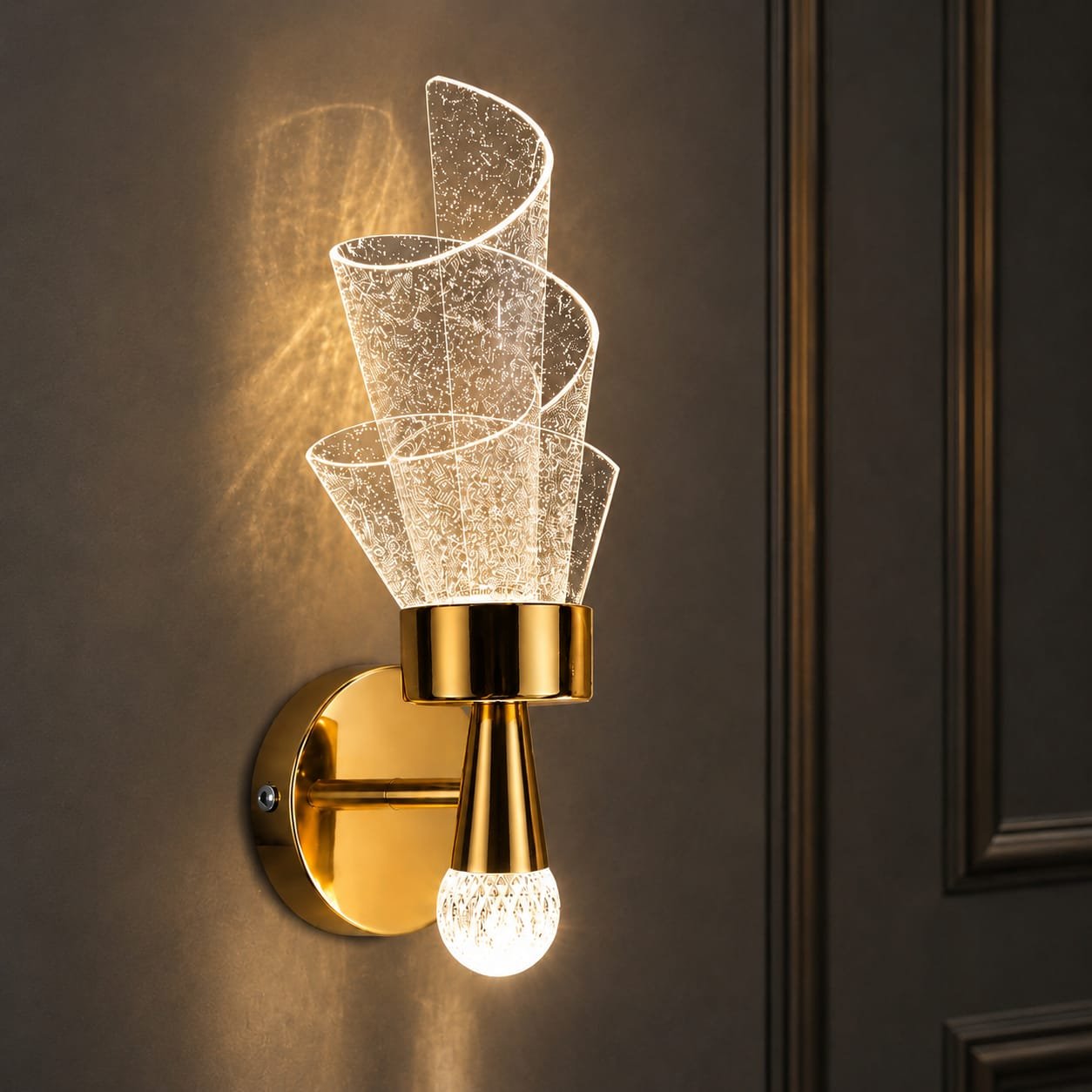 Luxury Flower LED Wall Light