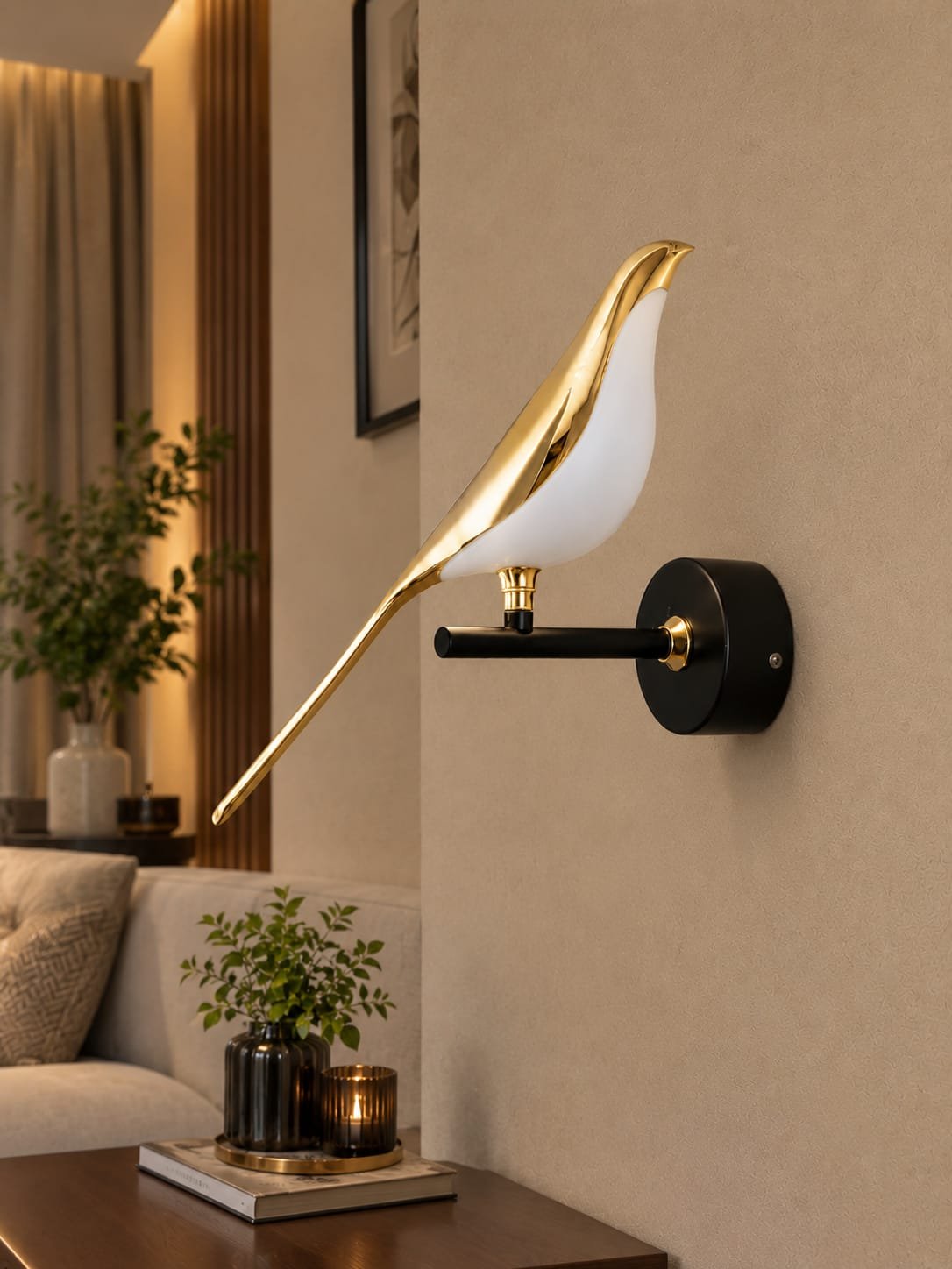 Golden Bird LED Wall Light